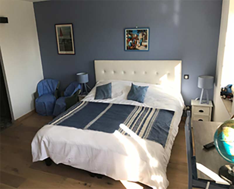 chambre bleue