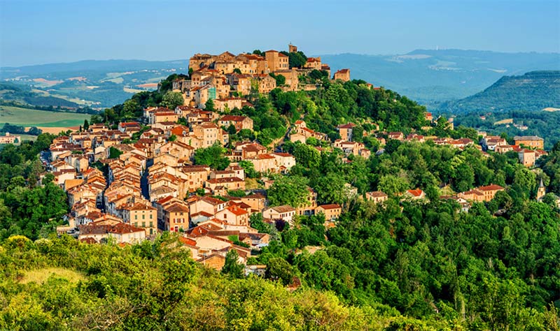 Le village de Cordes sur Ciel